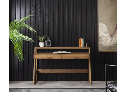 Table console luxueuse en bois avec un espace de rangement confortable