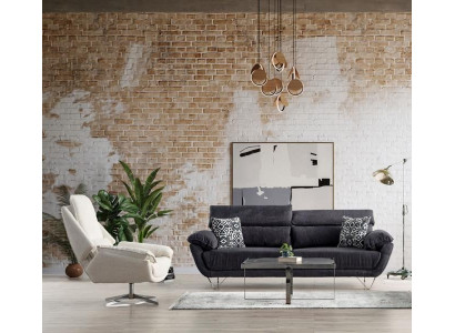 Canapé d'angle Canapé confortable 3+1 Canapé relax Ensemble de canapé