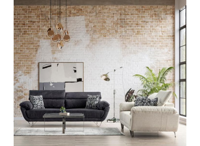 Canapé d'angle confortable 3+3 canapé relax set canapé