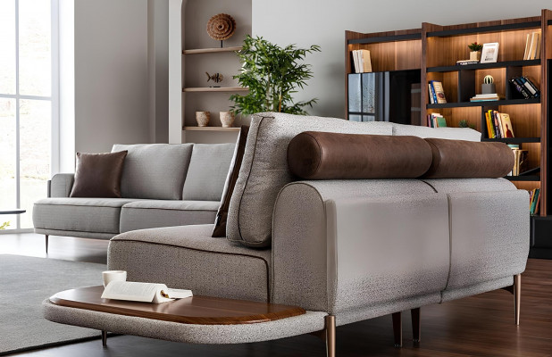 Ensemble de canapé gris 32 places meubles de table