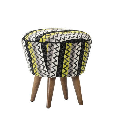Pouf de luxe moderne et coloré