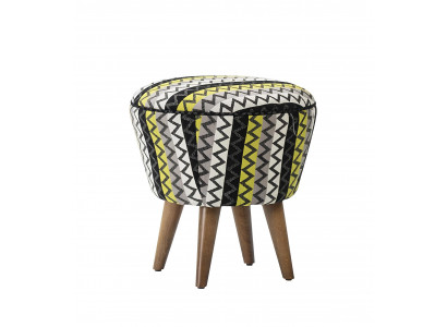 Pouf de luxe moderne et coloré