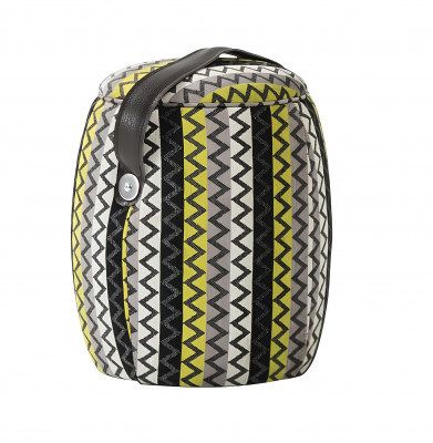 Pouf ottoman gris vert