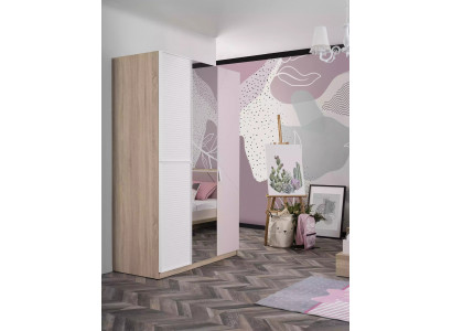 Ensemble de meubles pour enfants lit rose 8 pièces