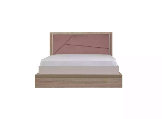 Lit pour enfant en bois rose moderne