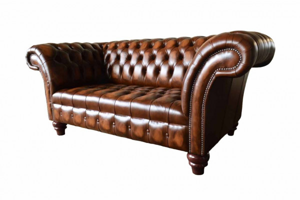 Canapé Chesterfield de luxe 2 places