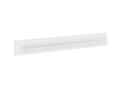 Mur TV blanc moderne avec vitrine, ensemble de 4 pièces, neuf