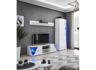Mobilier de salon blanc luxueux