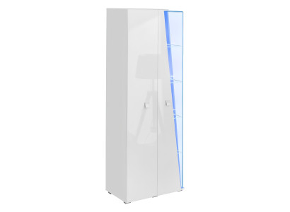 Ensemble de meubles luxueux pour le salon, comprenant une armoire, une vitrine et une étagère en 3 parties.