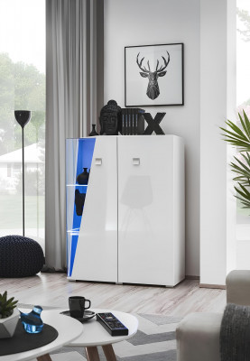 Vitrine moderne pour le salon, design luxueux, nouveau meuble