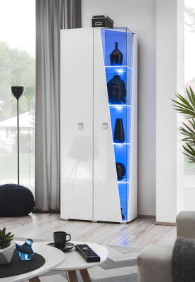 Vitrine moderne en bois de luxe