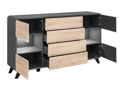 Commode moderne de luxe meubles de design en bois décoration salon nouvelle