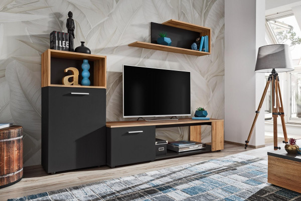 Designer complet de salle de luxe mur moderne en bois