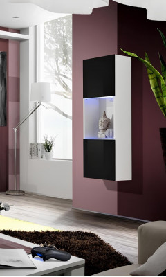 Vitrine suspendue de luxe pour meubles modernes