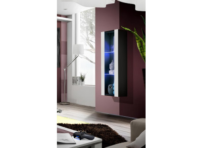 Armoire vitrine suspendue au design moderne et luxueux