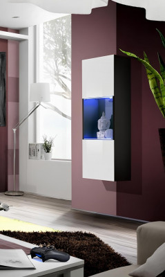 Vitrine suspendue de style moderne pour salon design mobilier armoire nouveau