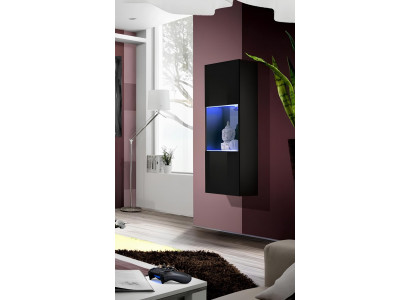 Meubles de salon modernes vitrine suspendue luxe décoration armoire encastrée