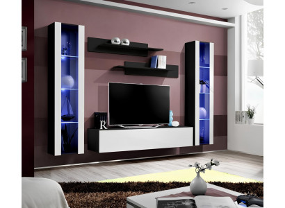 Support mural pour TV en bois au design moderne, étagères de meubles de salon de style moderne