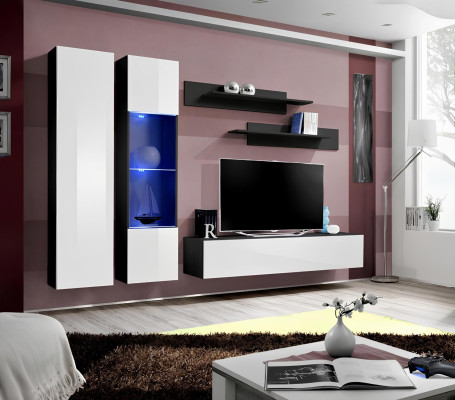 Ensemble complet de meuble de salon de luxe 5 pièces design moderne