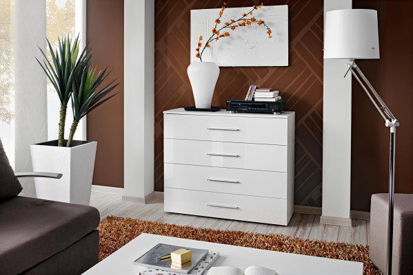 Commode mobile blanche moderne pour le salon, nouveau meuble
