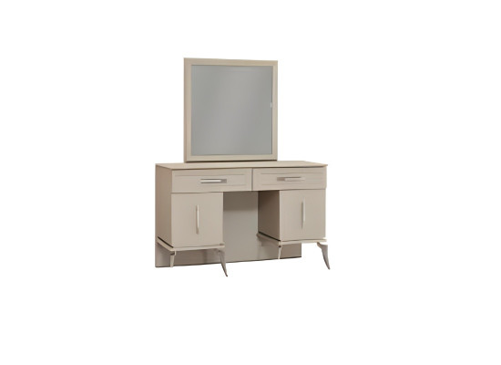 Ensemble de chambre à coucher de 6 pièces design de luxe meubles complets gris lit armoire