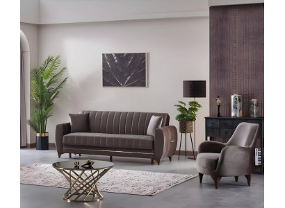 Canapé 3 places Design Fauteuil Salon Meubles rembourrés Modernes