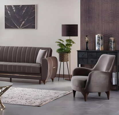Fauteuil design moderne de luxe pour salon