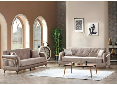 Ensemble moderne de 2 canapés 3 places pour salon