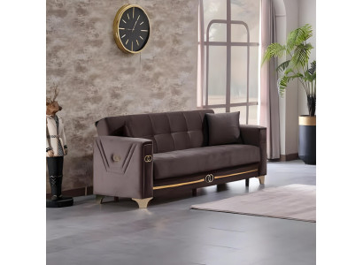 Canapé de luxe trois places meuble tapissé canapé 3 places design pour salon