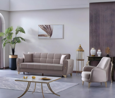 Canapé design de luxe set 3+1 places pour salon