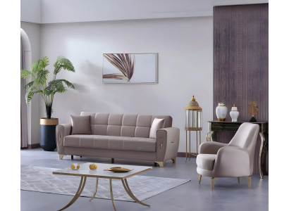 Canapé design de luxe set 3+1 places pour salon