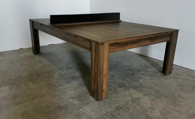 Table à manger 3 en 1 Table de billard Table de ping-pong Table à manger 7ft