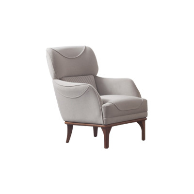 Fauteuil beige moderne pour salon
