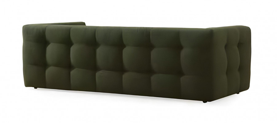 Ensemble de canapés blancs moderne pour salon, canapé design trois places, fauteuil élégant