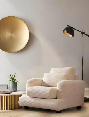 Jeu de canapés en tissu blanc de luxe meubles d'assise en tissu 3 places 3 pièces
