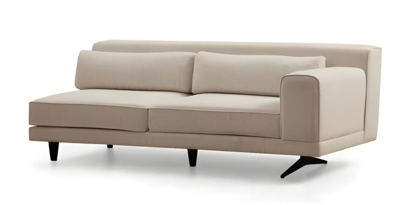 Canapé design blanc en U luxueux pour salon
