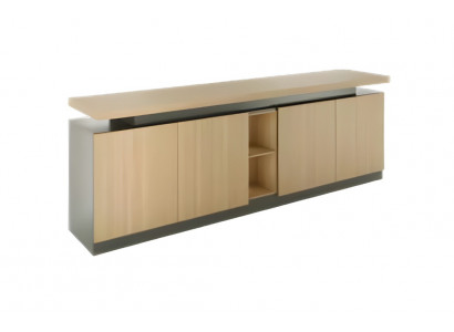 Armoire à documents élégante gris marron meubles de bureau étagère en bois environnement de travail