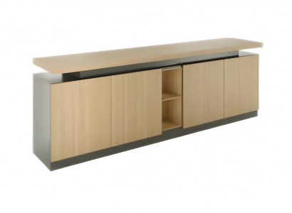 Armoire à documents élégante gris marron meubles de bureau étagère en bois environnement de travail