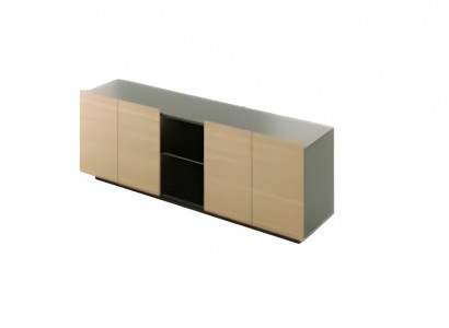 Armoire à documents design marron gris meubles de bureau de luxe étagère moderne