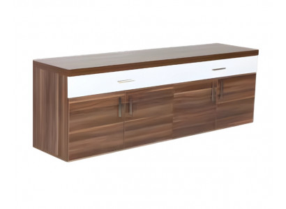 Armoire moderne marron blanc pour documents, meubles de bureau de luxe, armoire multifonctionnelle