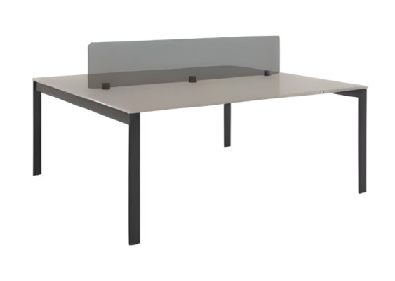 Table de bureau élégante noire grise meubles de bureau de luxe table de bureau employé