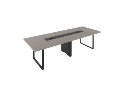 Table de conférence moderne noire grise meubles de bureau bureaux confortables