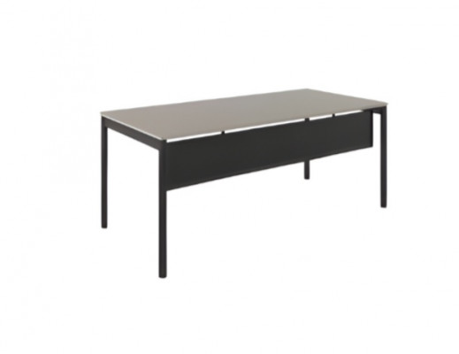 Bureau élégant meubles gris bureau noir table de travail