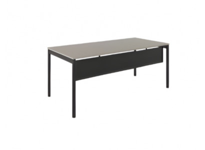 Bureau élégant meubles gris bureau noir table de travail