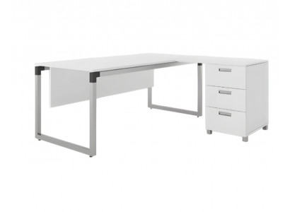Bureau blanc meubles de bureau tables de bureau bureau d'angle