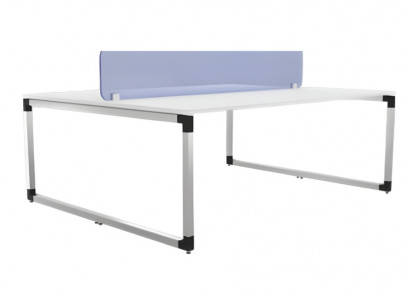Table de bureau élégante en bois moderne gris clair