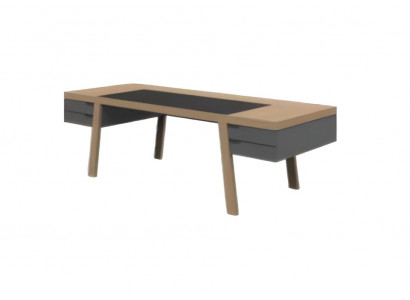Bureau au design exclusif meubles de bureau élégants meubles en bois marron