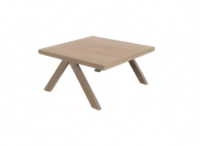 Table basse en bois marron élégante pour bureau