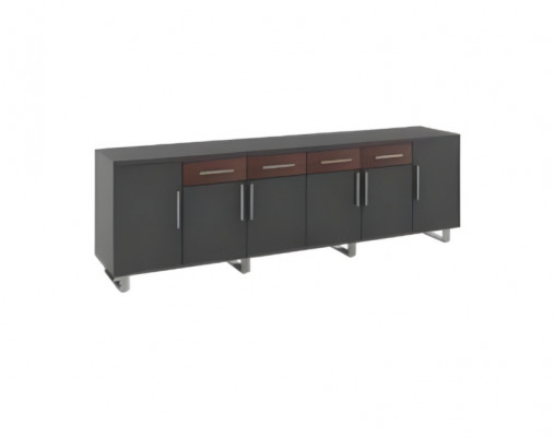 Armoire moderne marron noir meubles de bureau de luxe armoire multifonctionnelle
