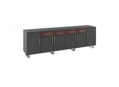 Armoire moderne marron noir meubles de bureau de luxe armoire multifonctionnelle